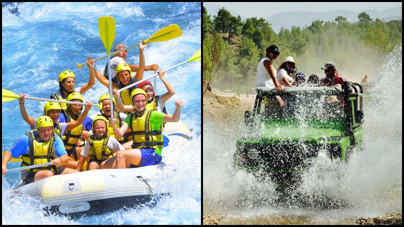 Kemer Jeep Safari And Rafting (Combo Tour)