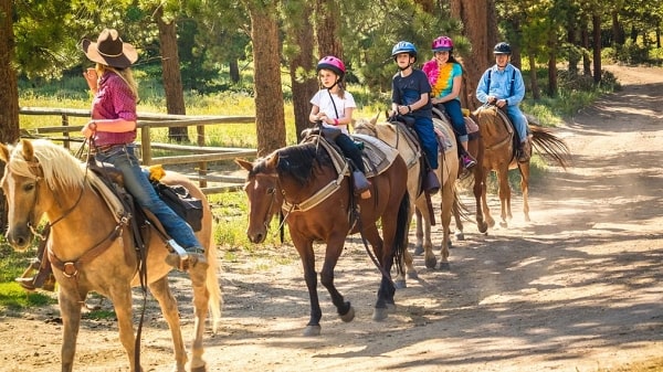 Side Horse Riding